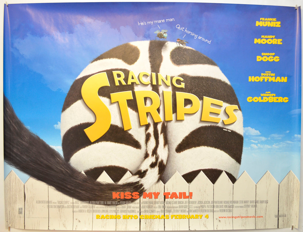 Racing Stripes (Teaser / Advance Version)  Original Quad Poster - Film Poster - Movie Poster