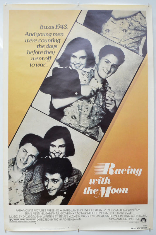 Racing with the Moon Original One Sheet Poster - Film Poster - Movie Poster