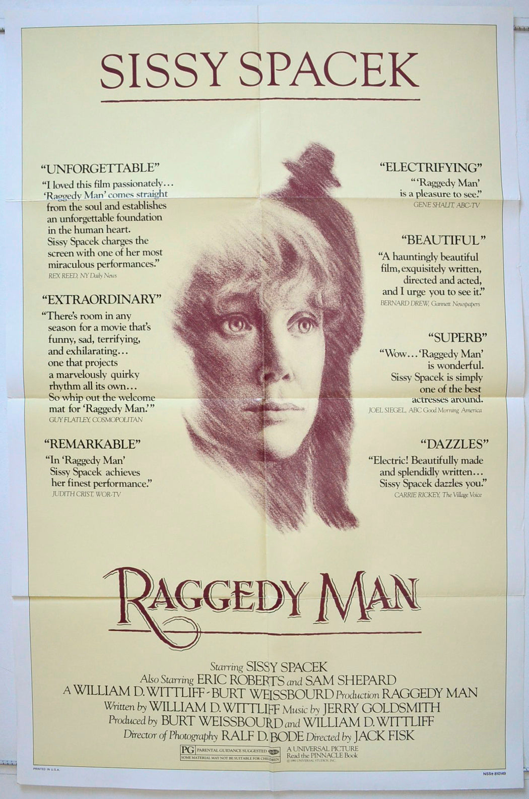 Raggedy Man Original One Sheet Poster - Movie Poster