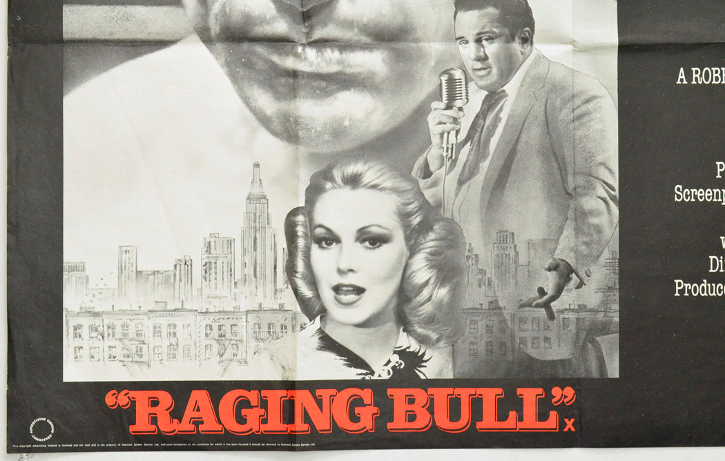 RAGING BULL (Bottom Left) Cinema Quad Movie Poster 