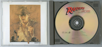 RAIDERS OF THE LOST ARK Original CD Soundtrack (Inside) 