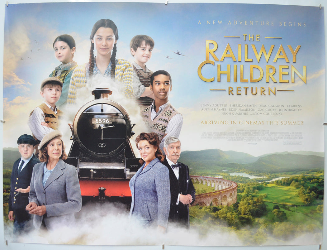 The Railway Children Return Original Quad Poster - Film Poster - Movie Poster  