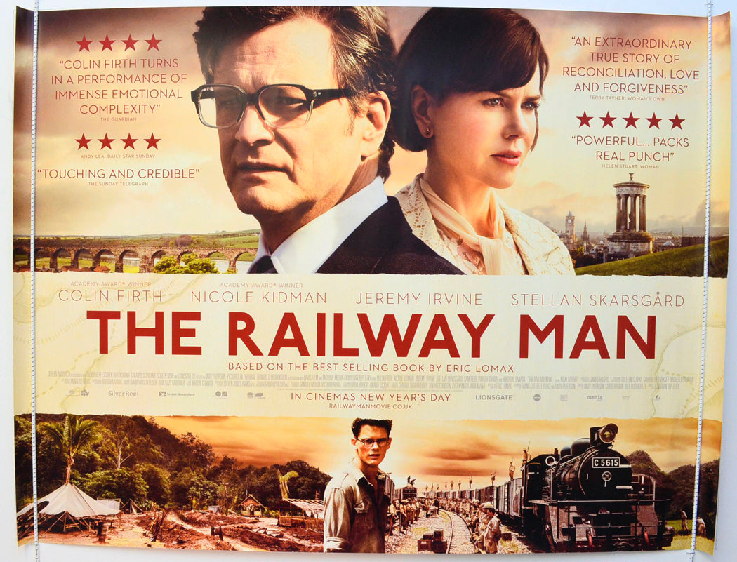 The Railway Man Original British Quad Poster - Film Poster - Movie Poster 