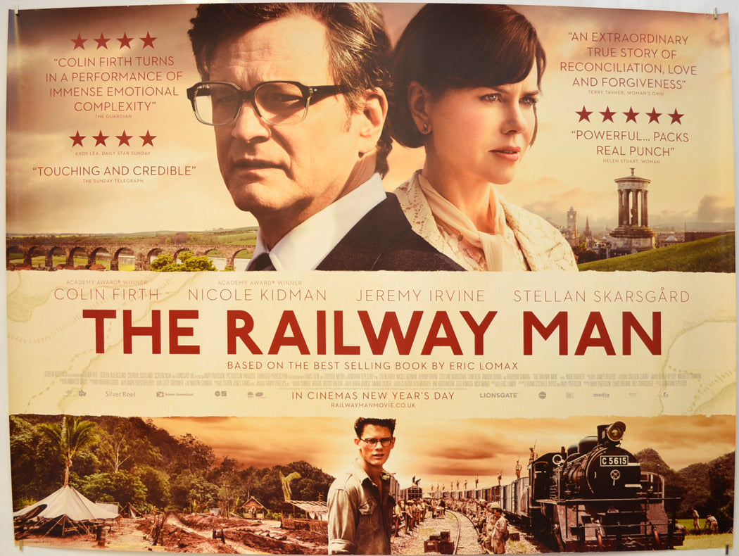 The Railway Man  Original Quad Poster - Film Poster - Movie Poster