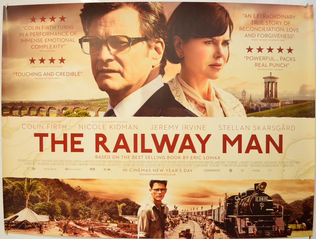 The Railway Man  Original Quad Poster - Film Poster - Movie Poster