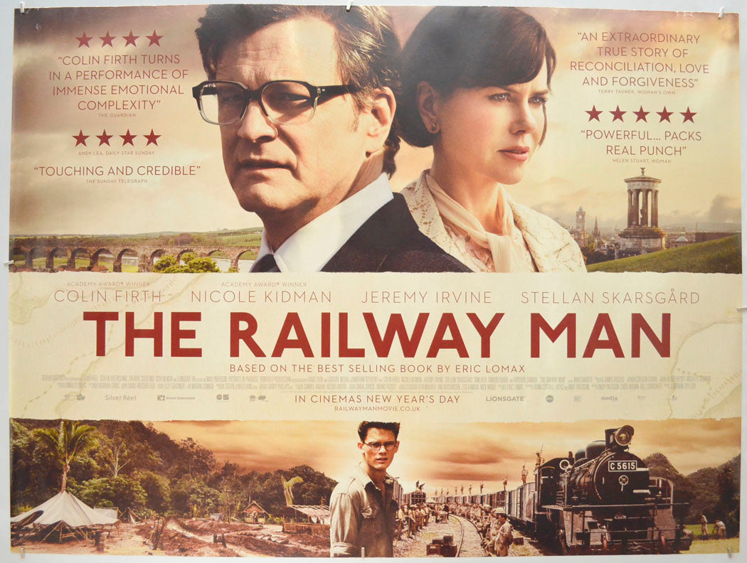 The Railway Man  Original Quad Poster - Film Poster - Movie Poster