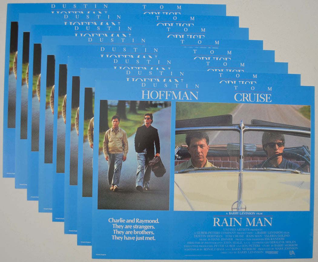 RAIN MAN (Full View) Cinema Set of Lobby Cards  