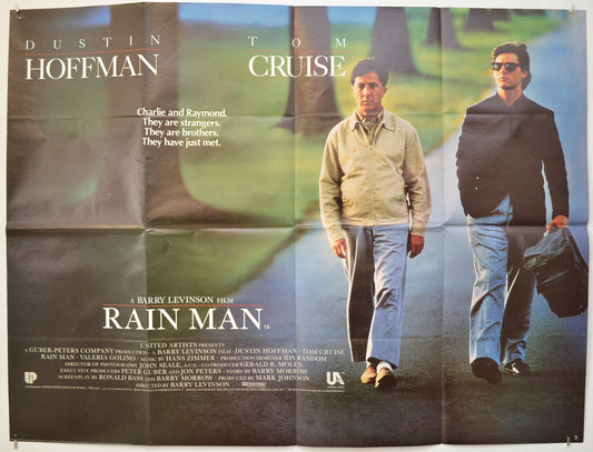 Rain Man  Original Quad Poster - Film Poster - Movie Poster