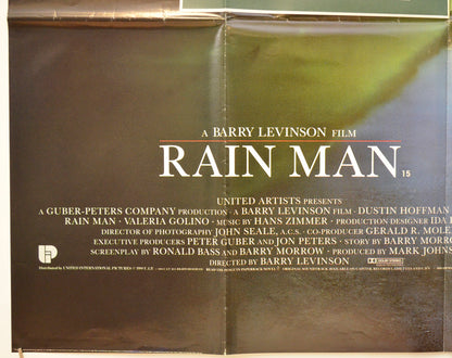 RAIN MAN (Bottom Left) Cinema Quad Movie Poster 