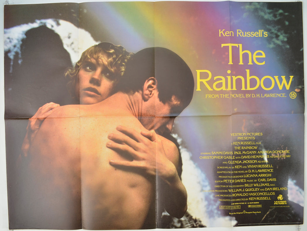 The Rainbow   Original Quad Poster - Film Poster - Movie Poster 