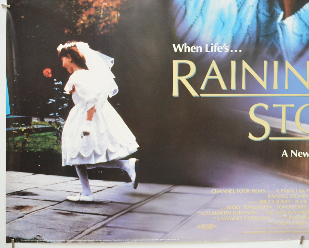 RAINING STONES (Bottom Left) Cinema Quad Movie Poster 