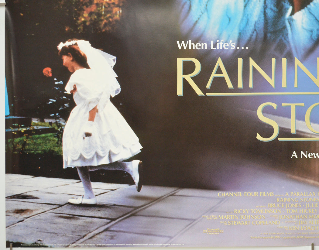 RAINING STONES (Bottom Left) Cinema Quad Movie Poster 