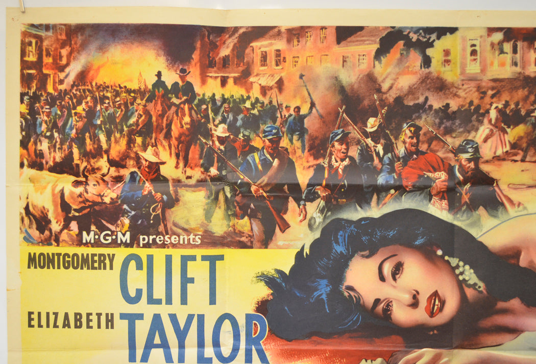 RAINTREE COUNTY (Top Left) Cinema Quad Movie Poster 