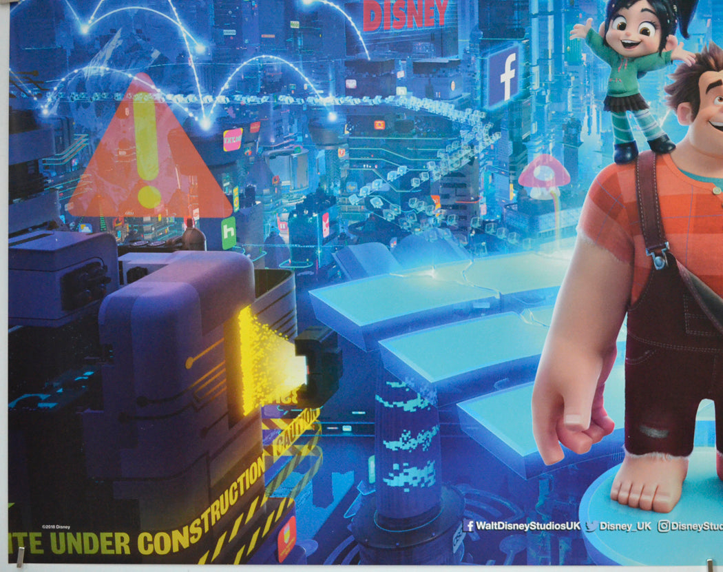 RALPH BREAKS THE INTERNET (Bottom Left) Cinema Quad Movie Poster 