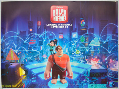 Ralph Breaks The Internet - Original Quad Poster - Film Poster - Movie Poster