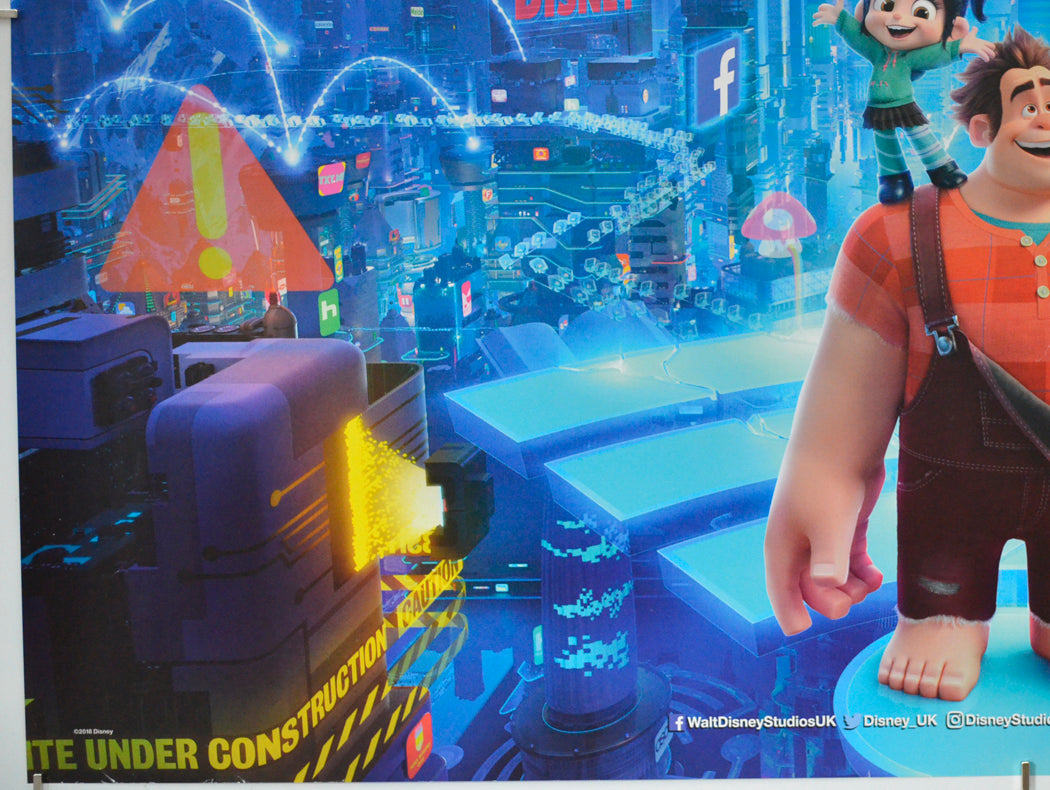 RALPH BREAKS THE INTERNET (Bottom Left) Cinema Quad Movie Poster 