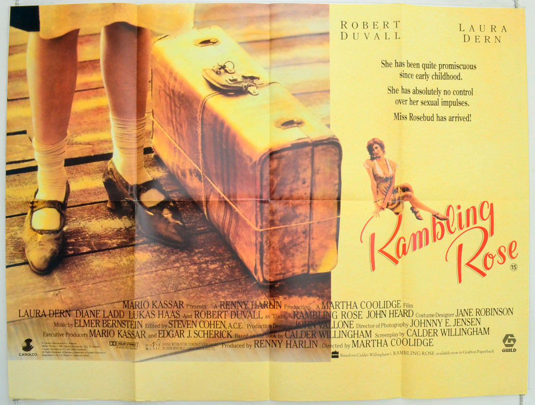 Rambling Rose Original British Quad Poster - Film Poster - Movie Poster 