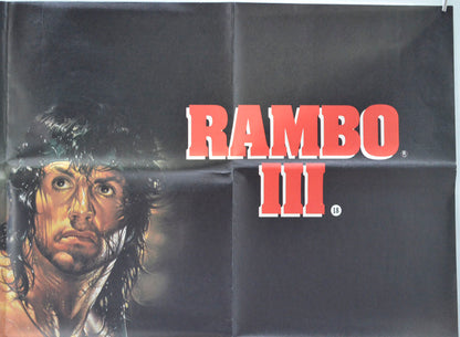 RAMBO III (Top Right) Cinema Quad Movie Poster 