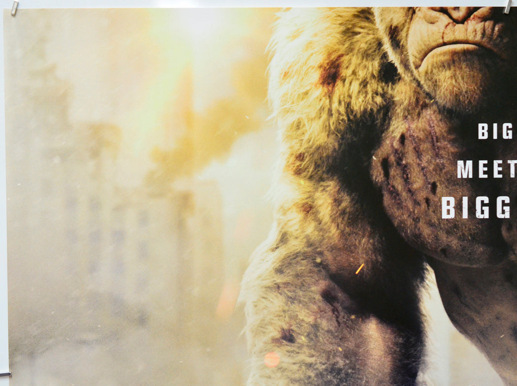 Rampage (Top Left) Cinema Quad Movie Poster 