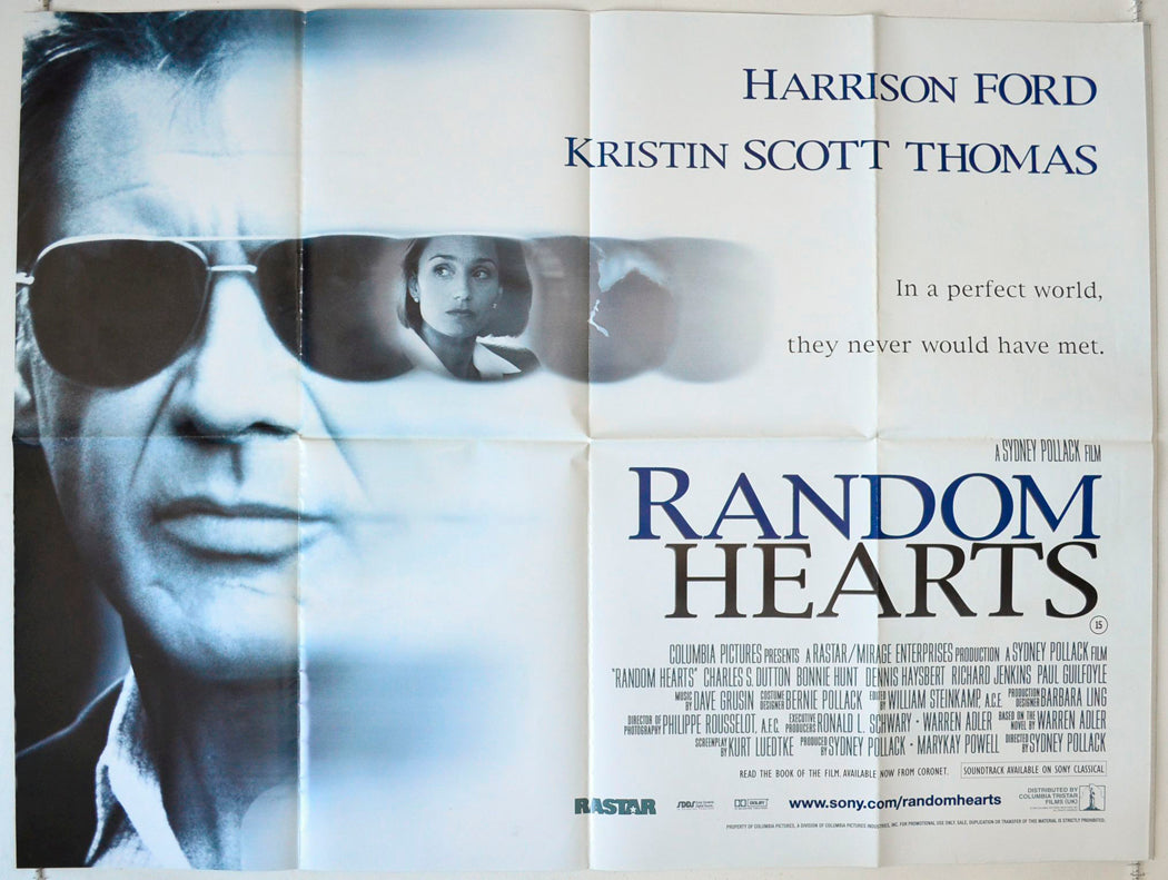 Random Hearts Original British Quad Poster - Movie Poster