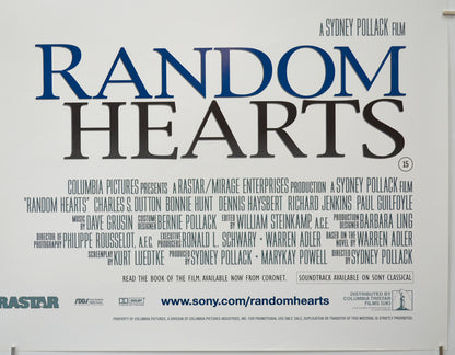 RANDOM HEARTS (Bottom Right) Cinema Quad Movie Poster 