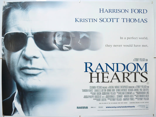 Random Hearts  - Original Quad Poster - Film Poster - Movie Poster