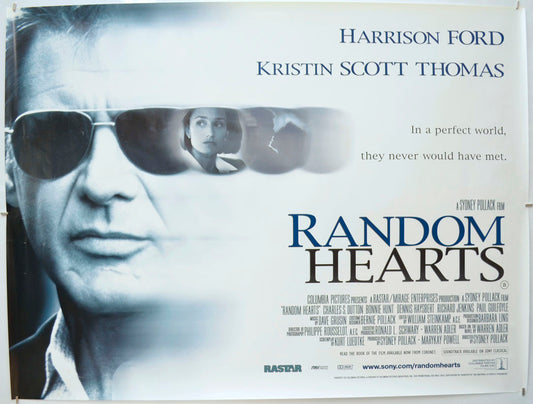 Random Hearts Original Quad Poster - Film Poster - Movie Poster