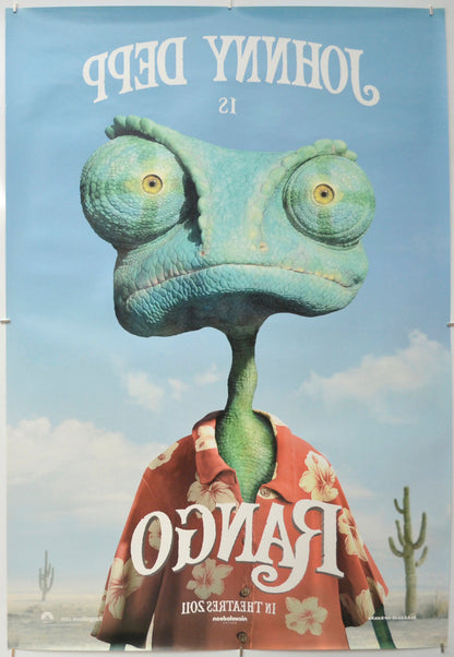 Rango (Back) Cinema One Sheet Movie Poster 