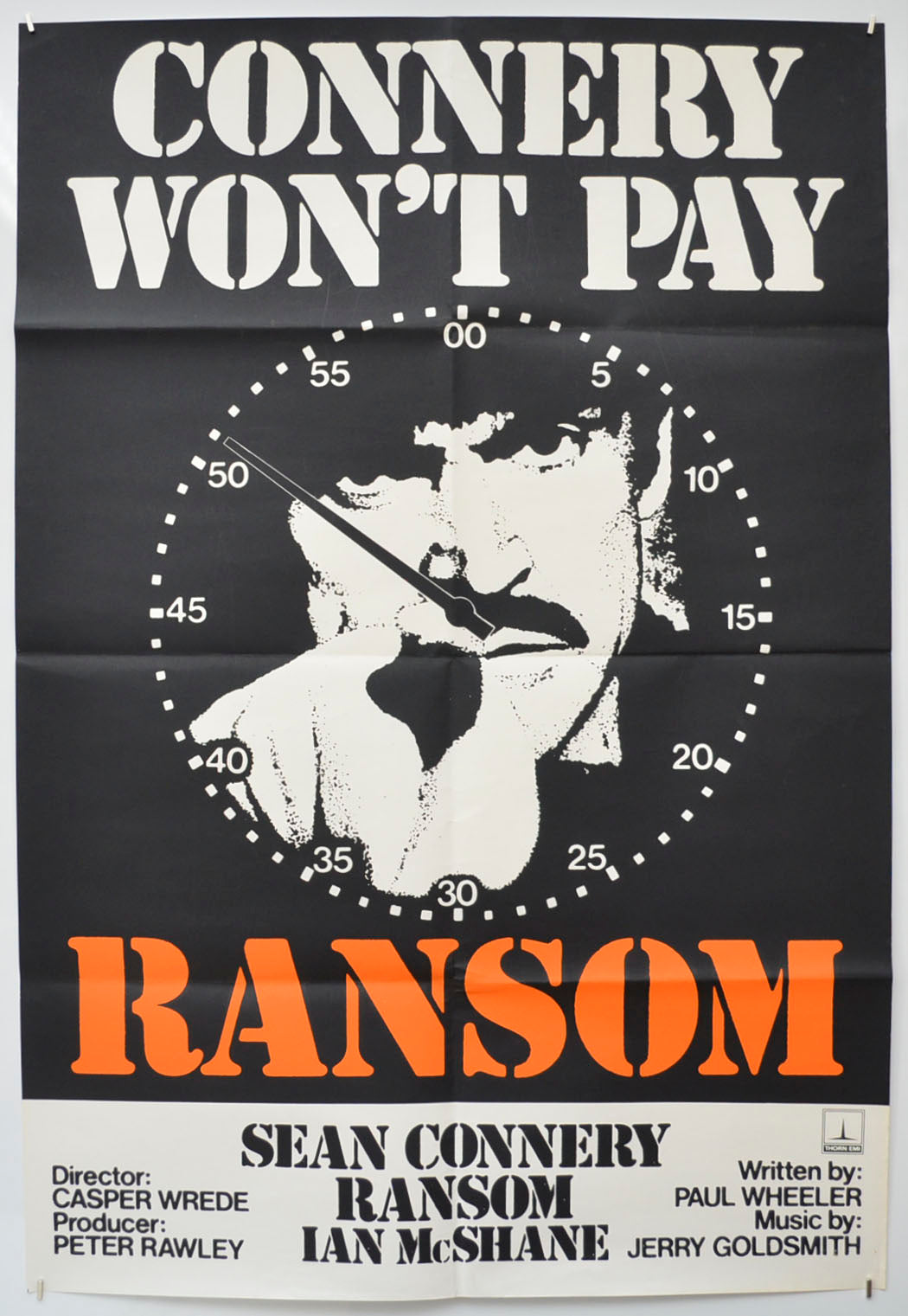 Ransom  Original One Sheet Poster - Film Poster - Movie Poster