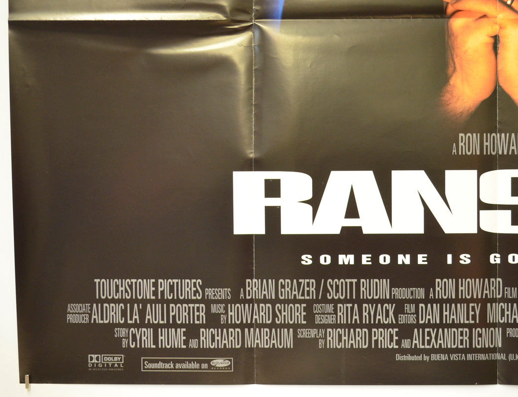 RANSOM (Bottom Left) Cinema Quad Movie Poster 