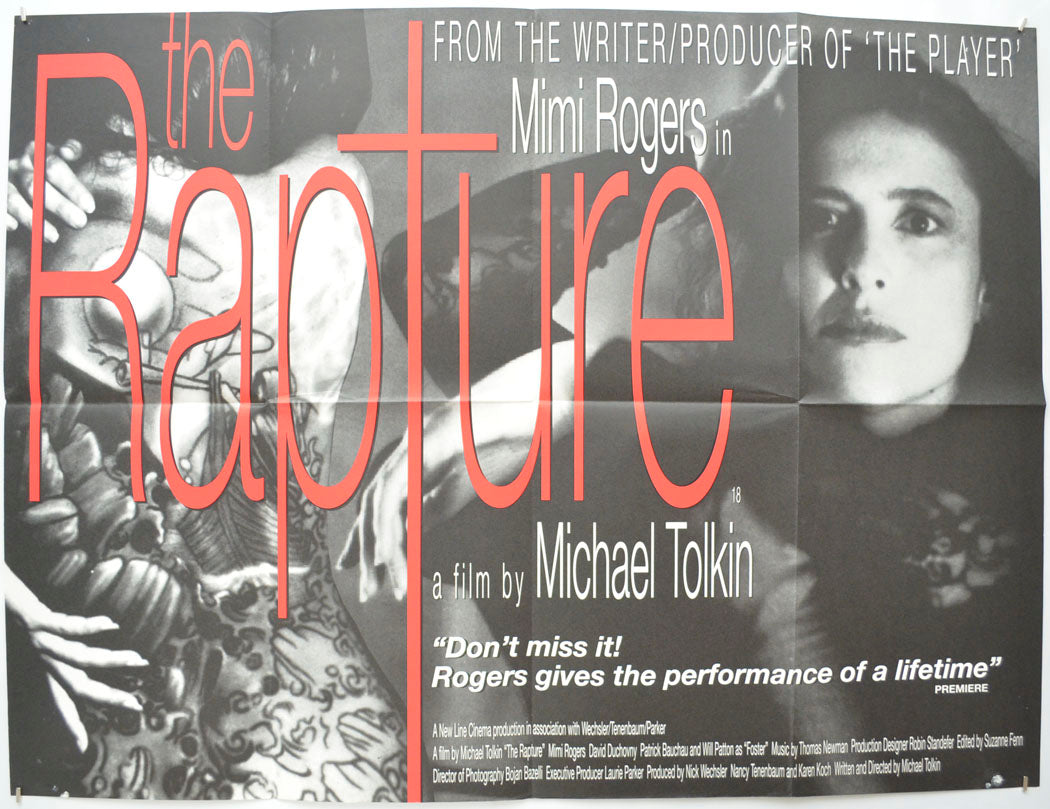 The Rapture Randy Movie “The Rapture” Original Quad Poster - Film Poster - Movie Poster ...