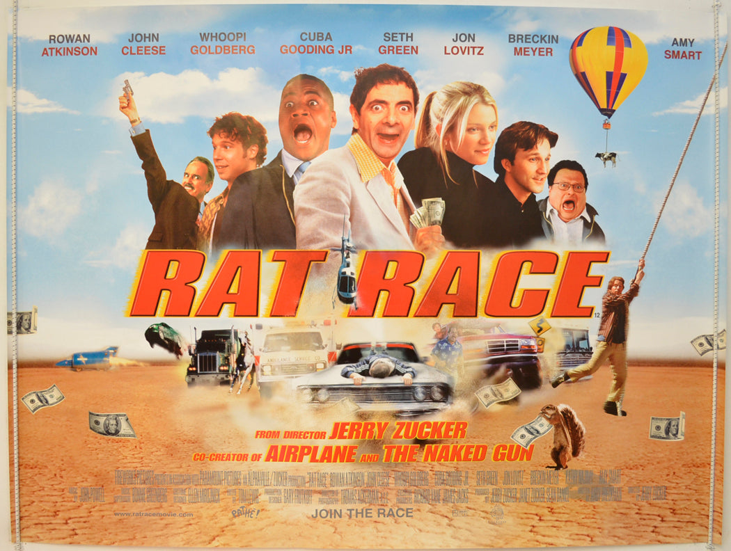 Rat Race  Original Quad Poster - Film Poster - Movie Poster 