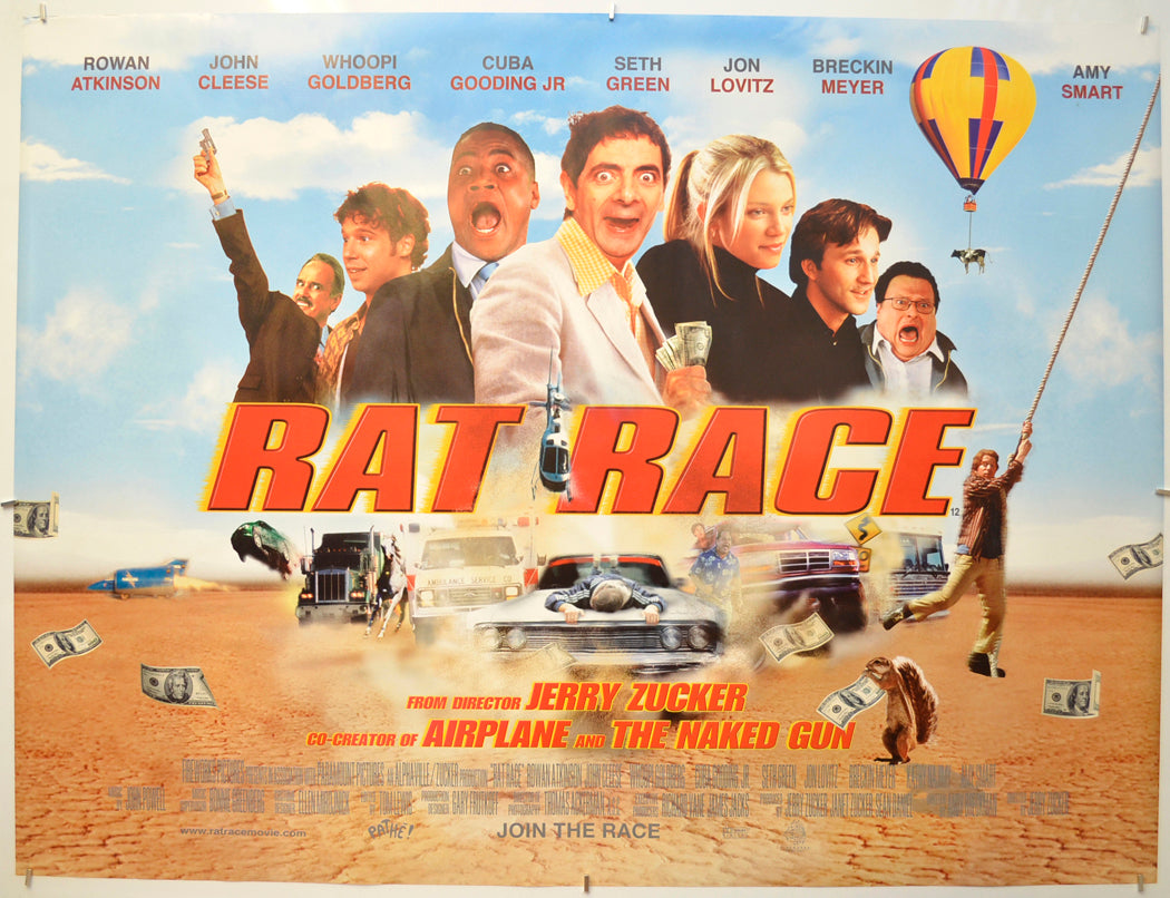 Rat Race Original Quad Poster - Film Poster - Movie Poster