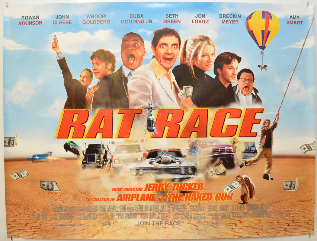 Rat Race Original Quad Poster - Film Poster - Movie Poster