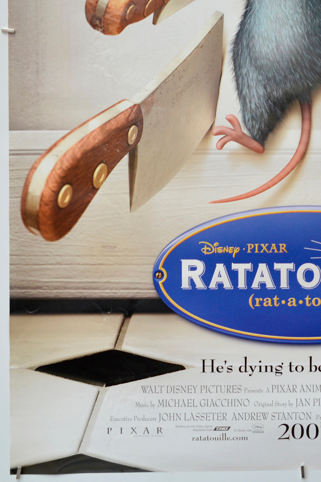 Ratatouille (Bottom Left) Cinema One Sheet Movie Poster 