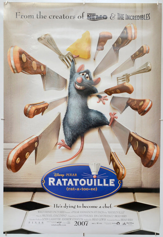 Ratatouille - Original One Sheet Poster - Film Poster - Movie Poster 