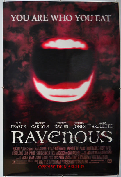 Ravenous - Original One Sheet Poster - Film Poster - Movie Poster