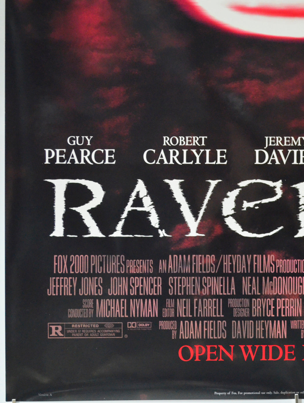 RAVENOUS (Bottom Left) Cinema One Sheet Movie Poster 