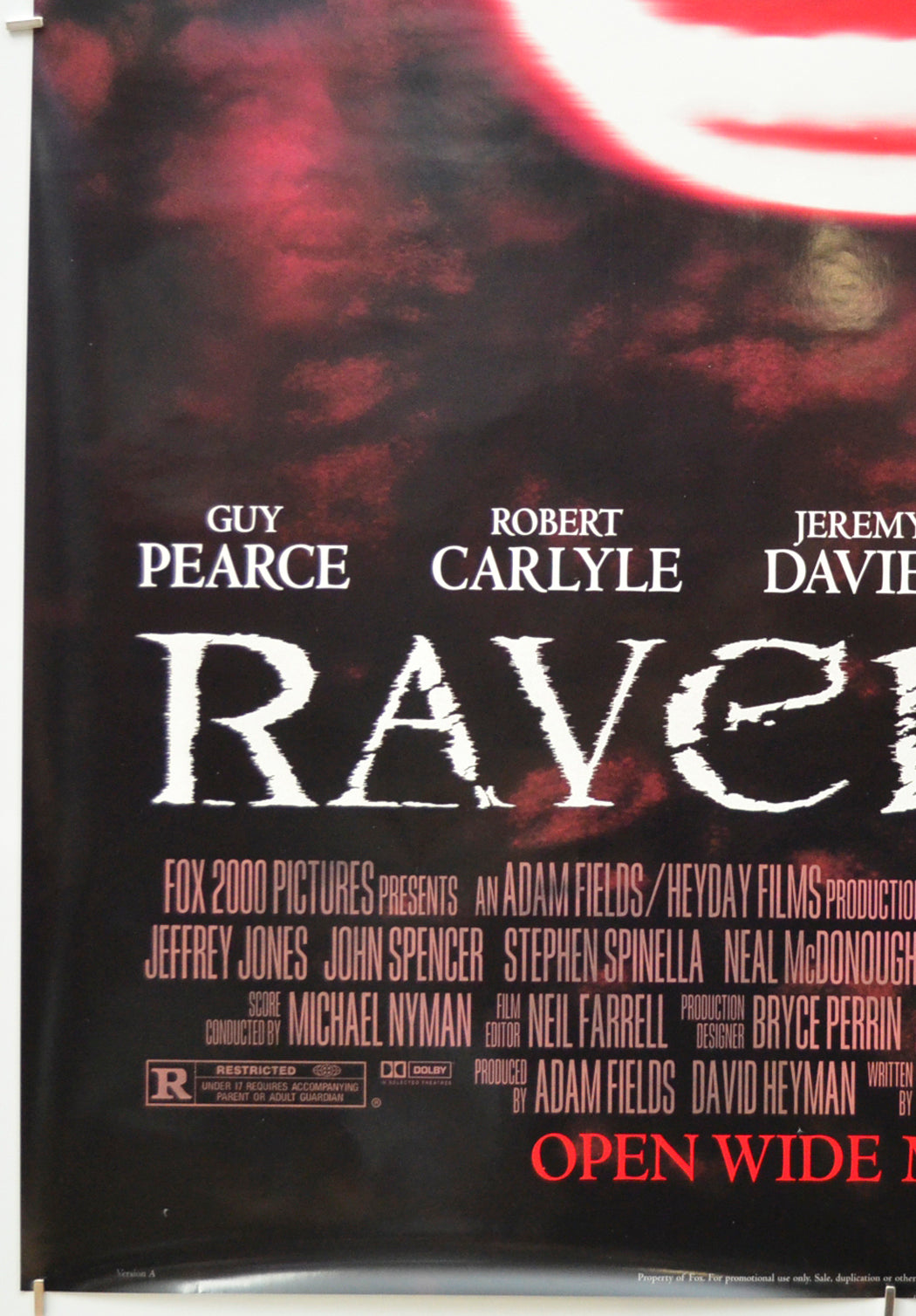 RAVENOUS (Bottom Left) Cinema One Sheet Movie Poster 