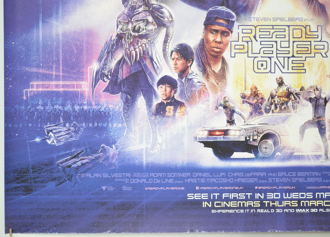 READY PLAYER ONE (Bottom Left) Cinema Quad Movie Poster 