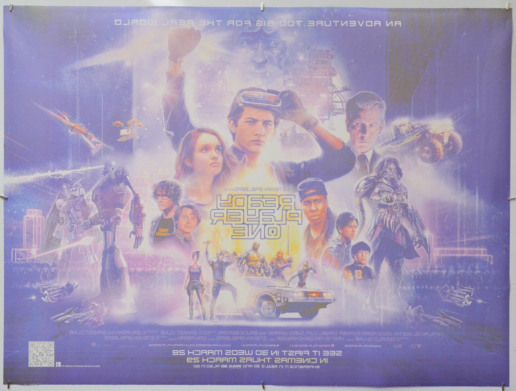 Ready Player One (Back) Cinema Quad Movie Poster 