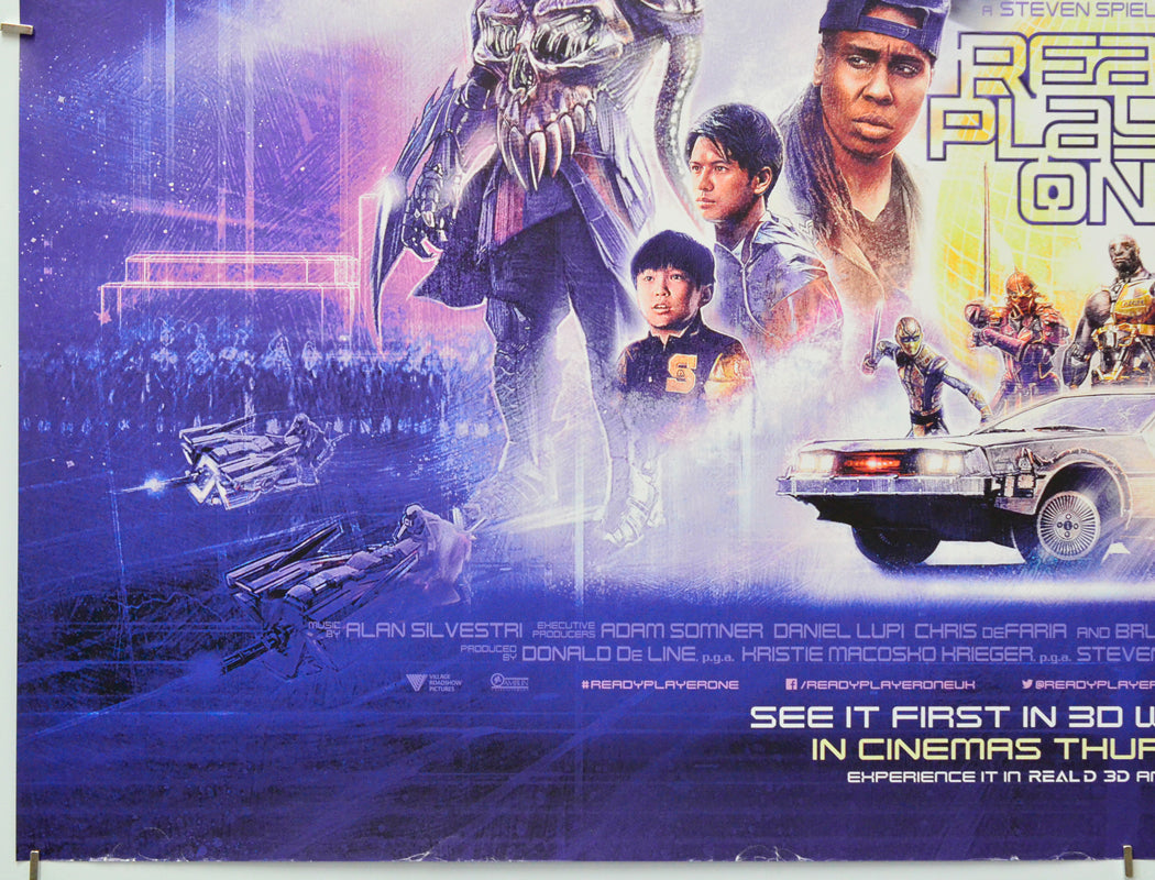 Ready Player One (Bottom Left) Cinema Quad Movie Poster 
