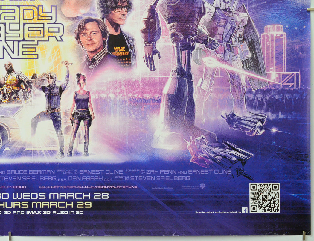 Ready Player One (Bottom Right) Cinema Quad Movie Poster 