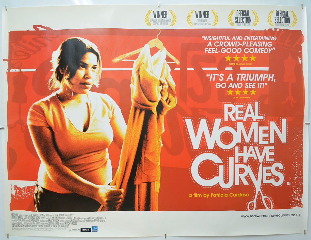 Real Women Have Curves Original Quad Poster - Film Poster - Movie Poster