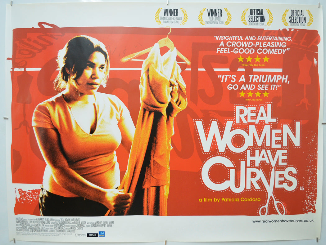 Real Women Have Curves Original Quad Poster - Film Poster - Movie Poster