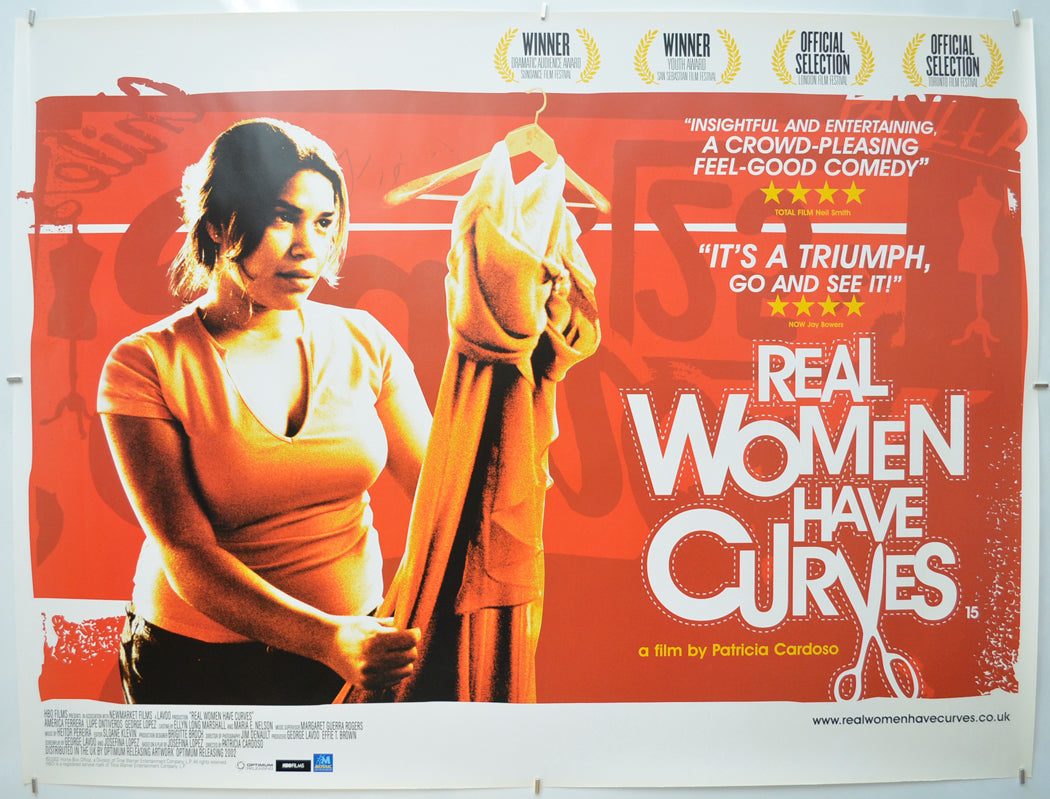 Real Women Have Curves Original Quad Poster - Film Poster - Movie Poster