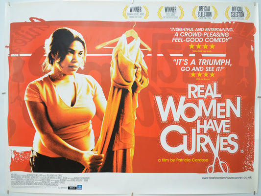 Real Women Have Curves Original Quad Poster - Film Poster - Movie Poster