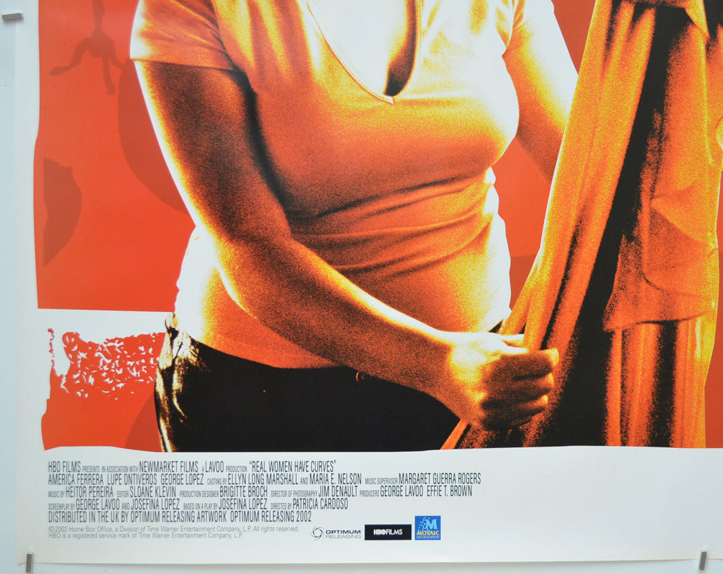 REAL WOMEN HAVE CURVES (Bottom Left) Cinema Quad Movie Poster 