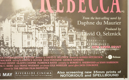 REBECCA (Bottom Right) Cinema Quad Movie Poster 