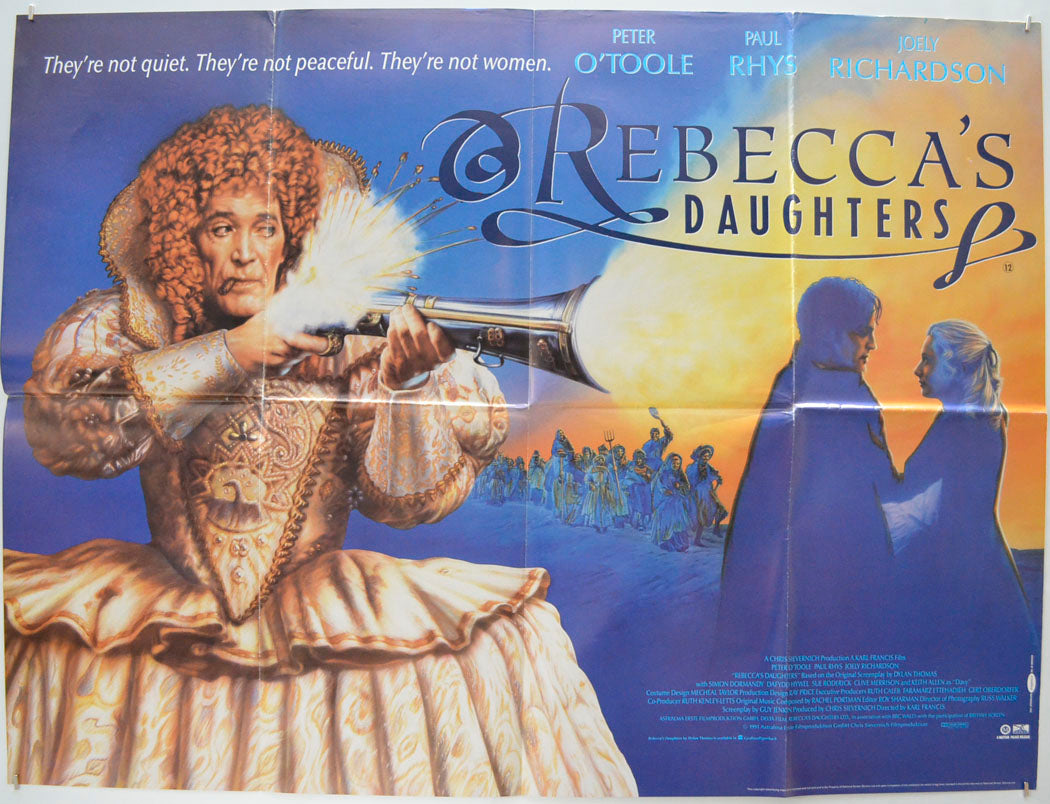 Rebecca's Daughters Original Quad Poster - Film Poster - Movie Poster